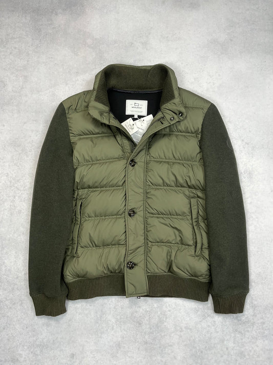Woolrich down cardigan jacket