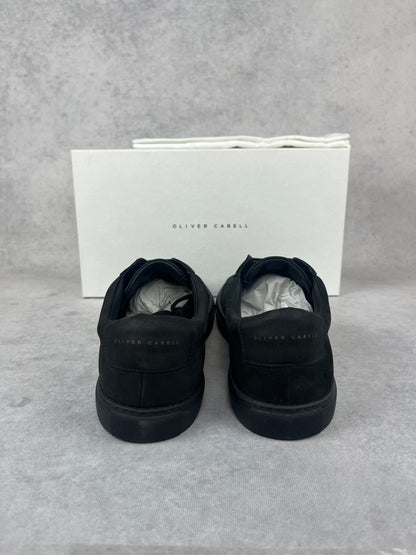 Oliver Cabell low 1 black nabuk sneaker