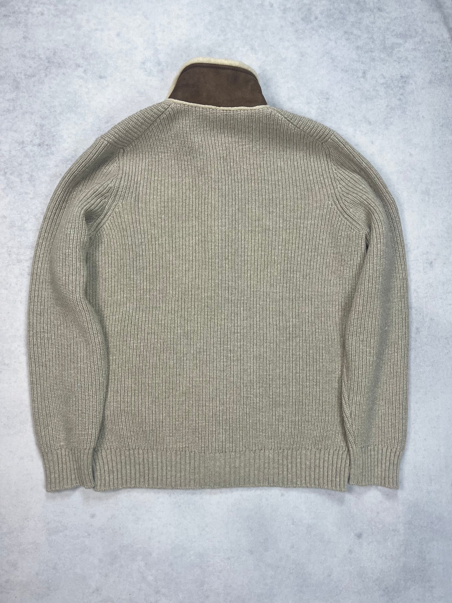 Gran Sasso fur lined cardigan