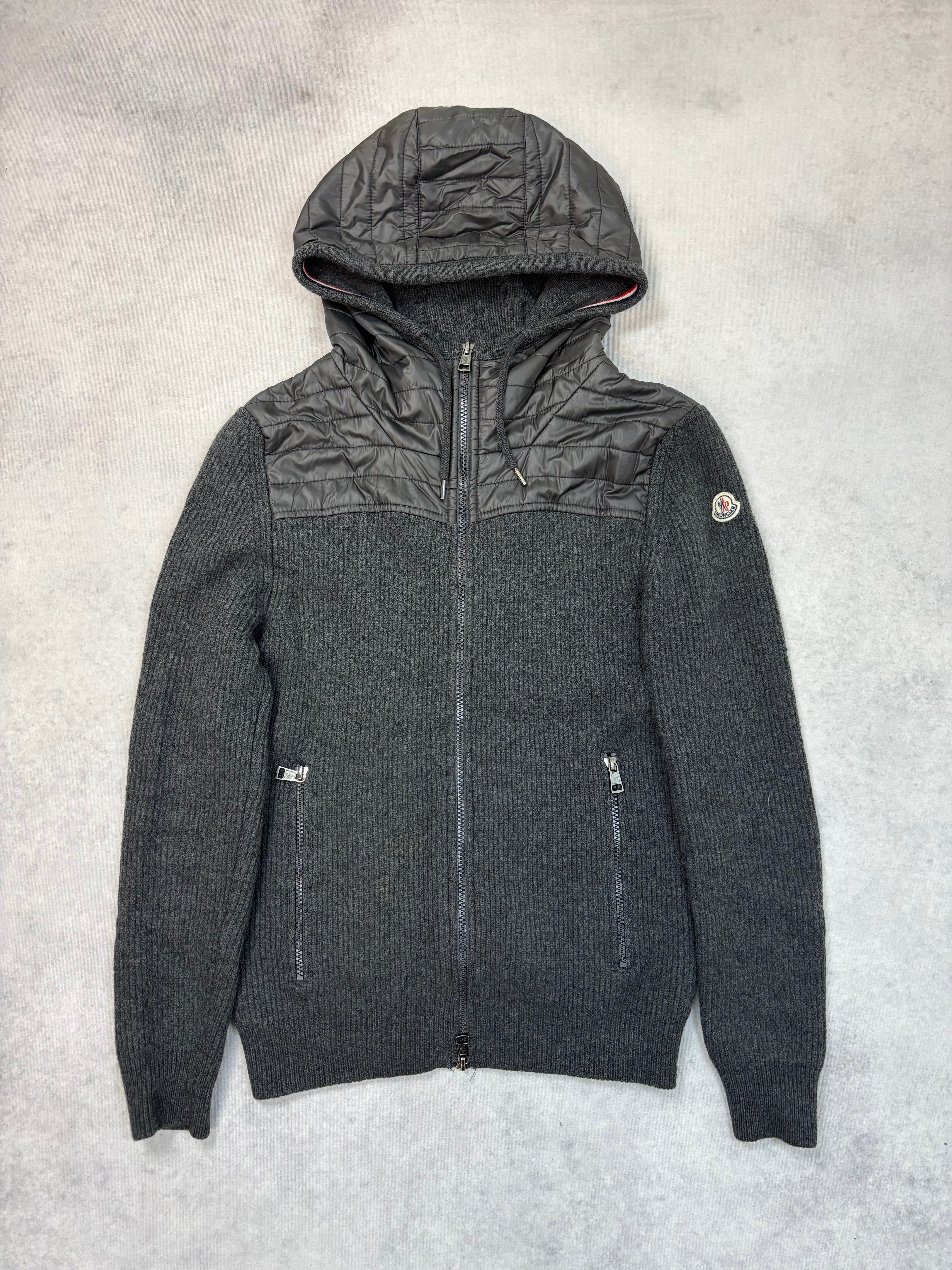 Moncler hooded cardigan jacket