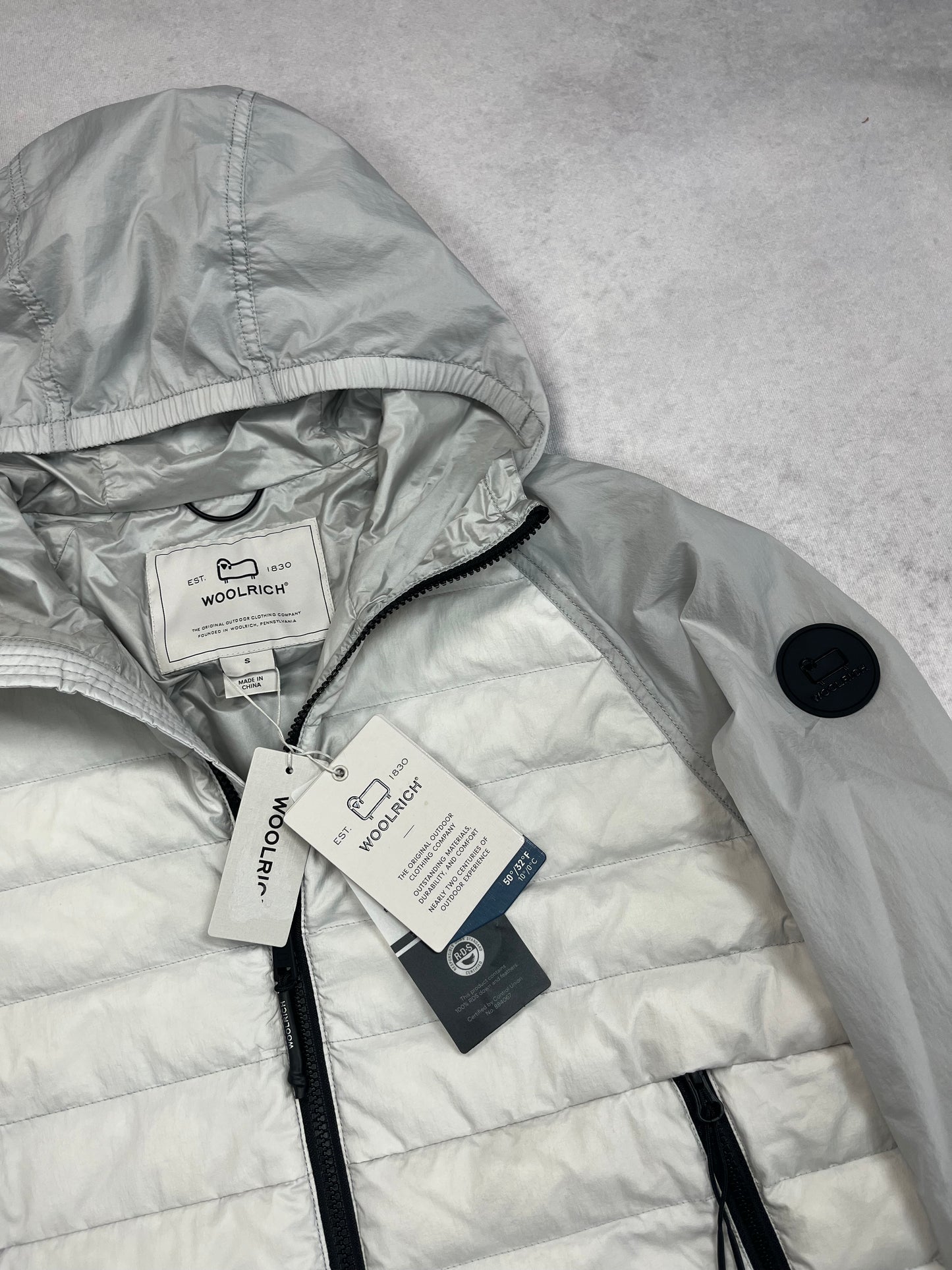 Woolrich padded windbreaker jacket