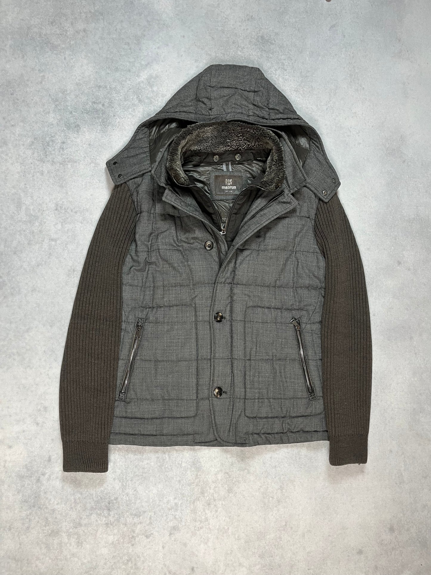 Mabrun fur cardigan jacket
