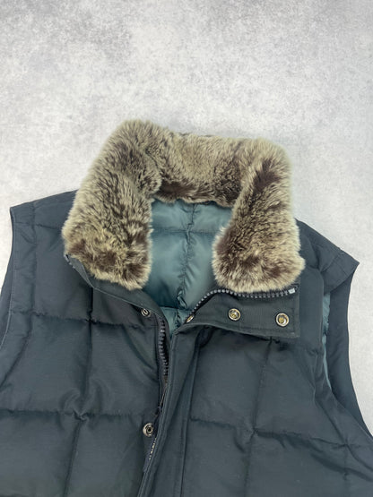 Woolrich fur collar vest