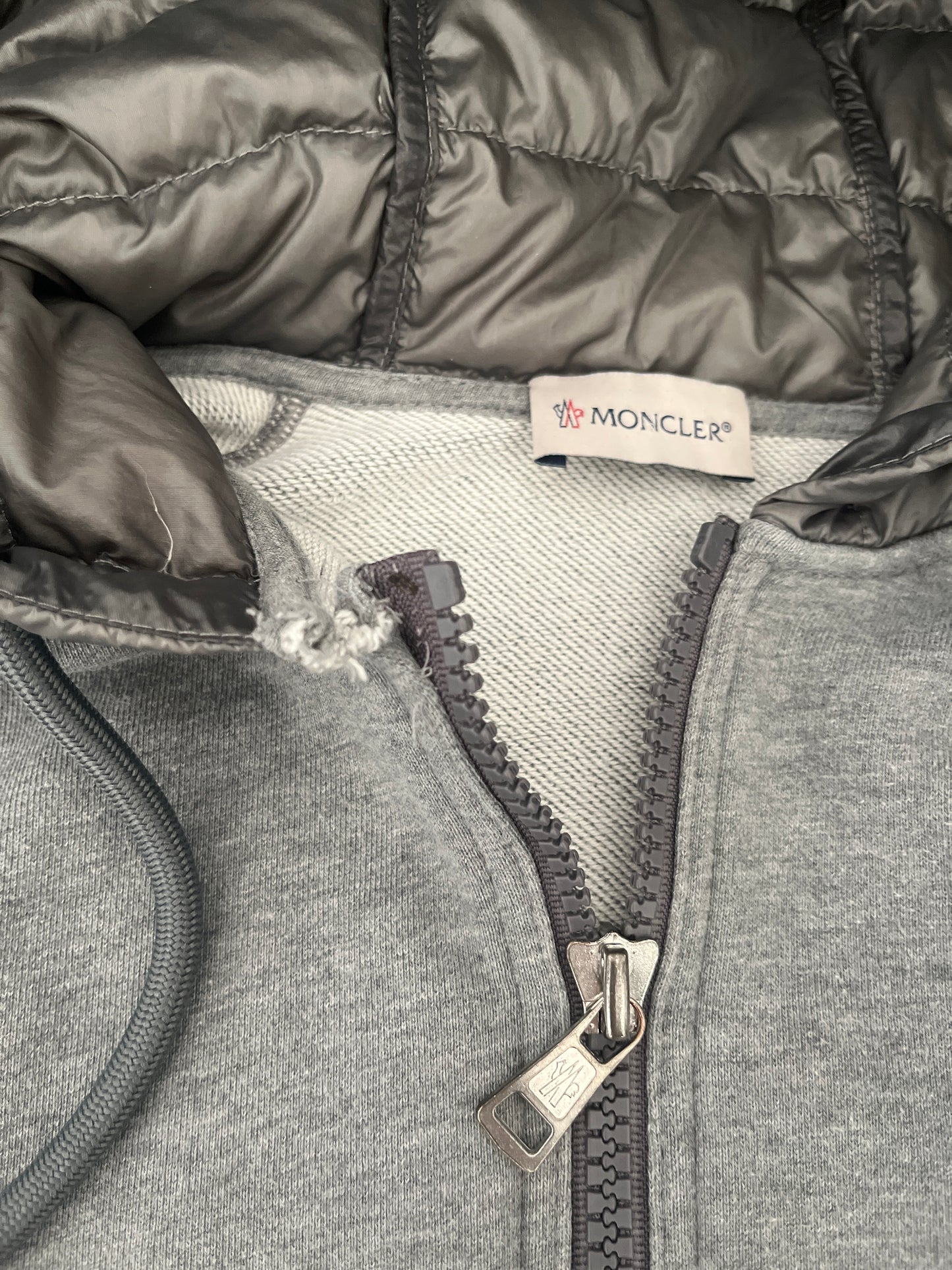 Moncler hooded cardigan jacket