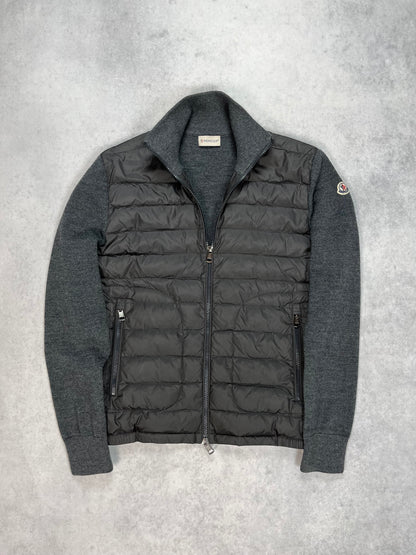 Moncler padded wool cardigan jacket