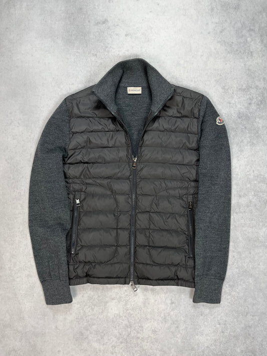 Moncler padded wool cardigan jacket
