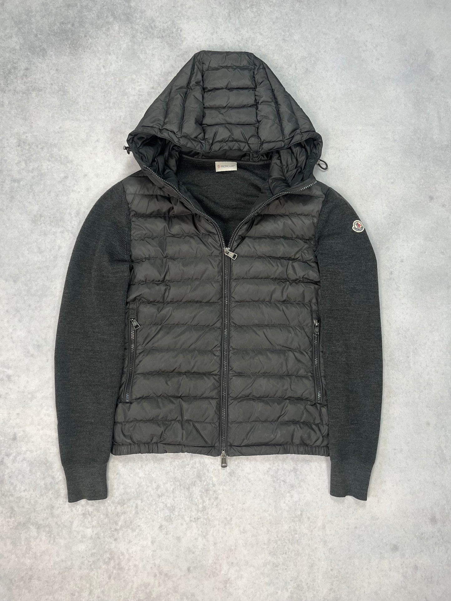Moncler hooded cardigan jacket