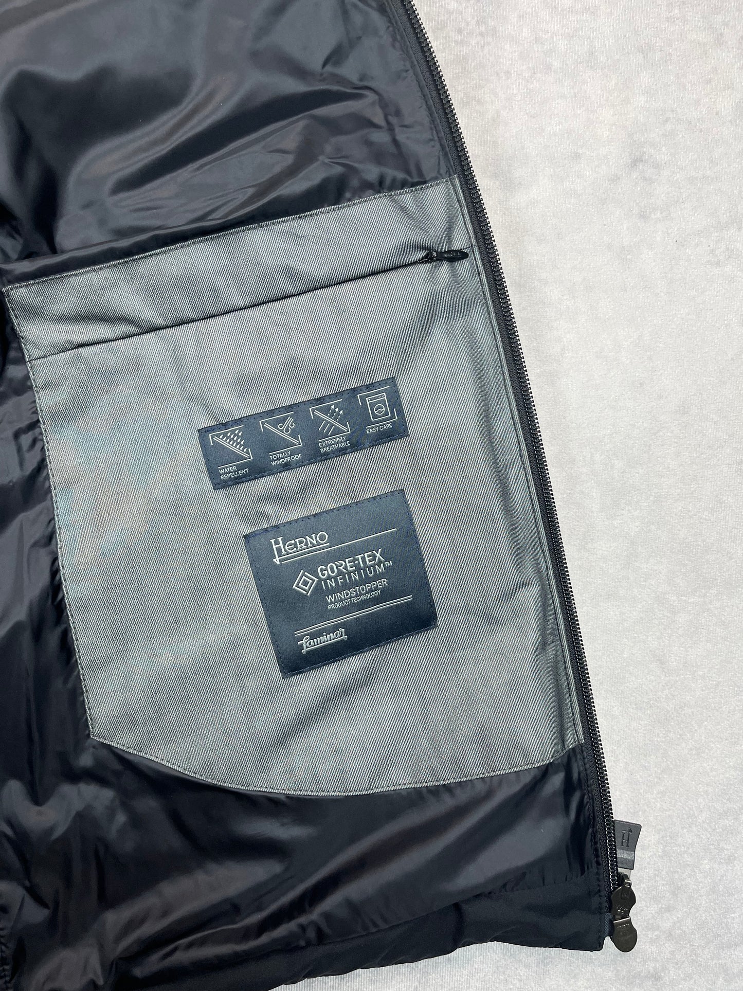Herno hooded down vest