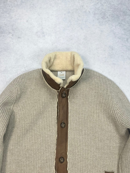 Gran Sasso fur lined cardigan