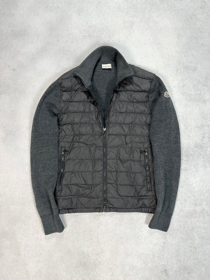 Moncler padded wool cardigan jacket