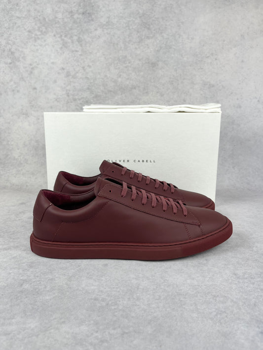 Oliver Cabell low 1 burgundy sneaker