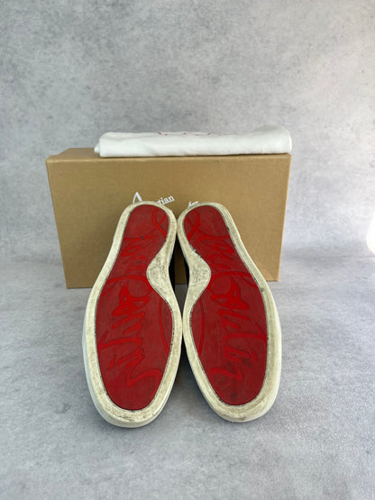 Christian Louboutin velvet sneaker
