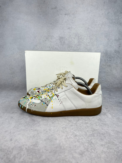 Maison Margiela paint splatter sneaker