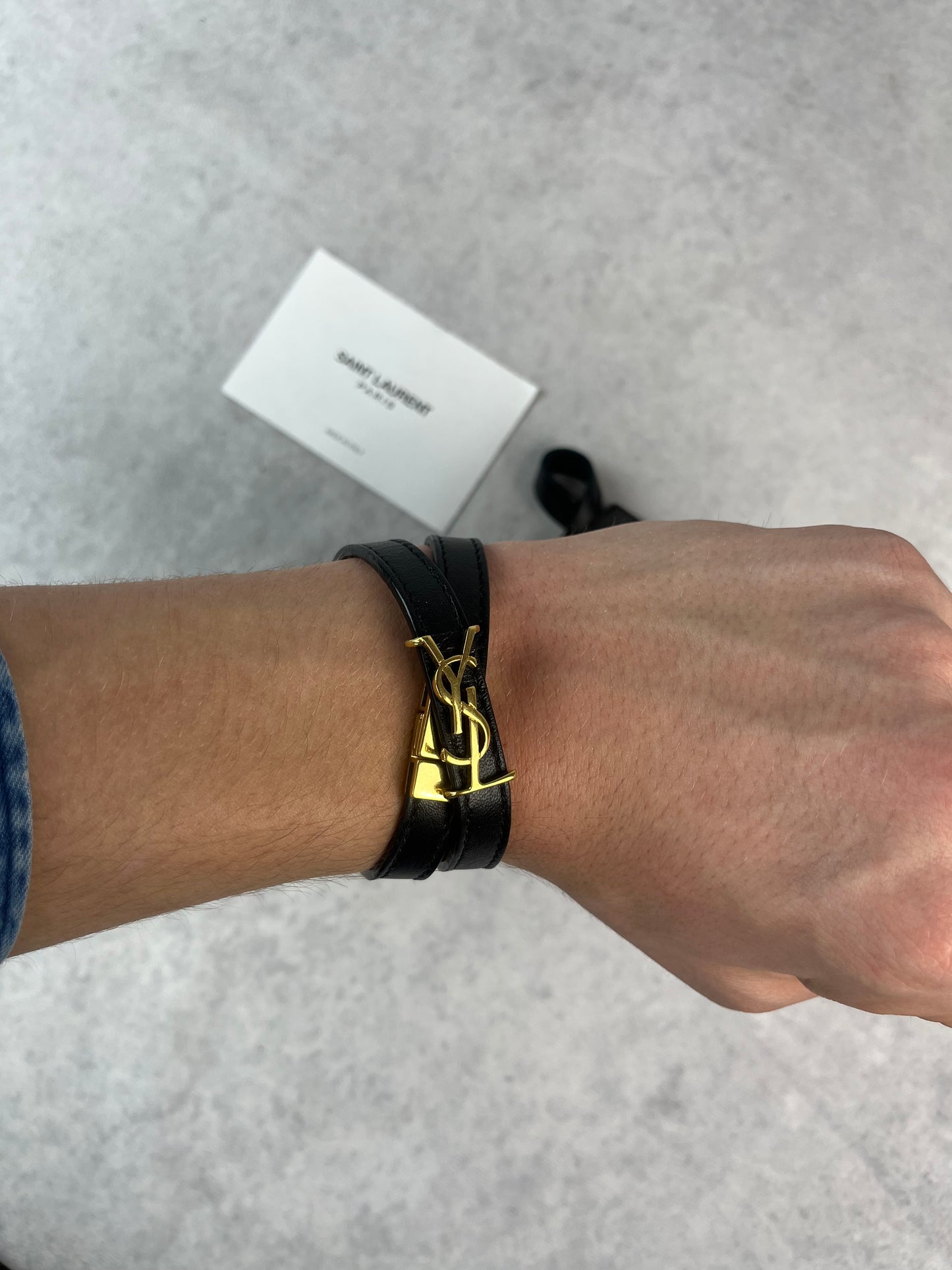 Saint Laurent cassandre bracelet