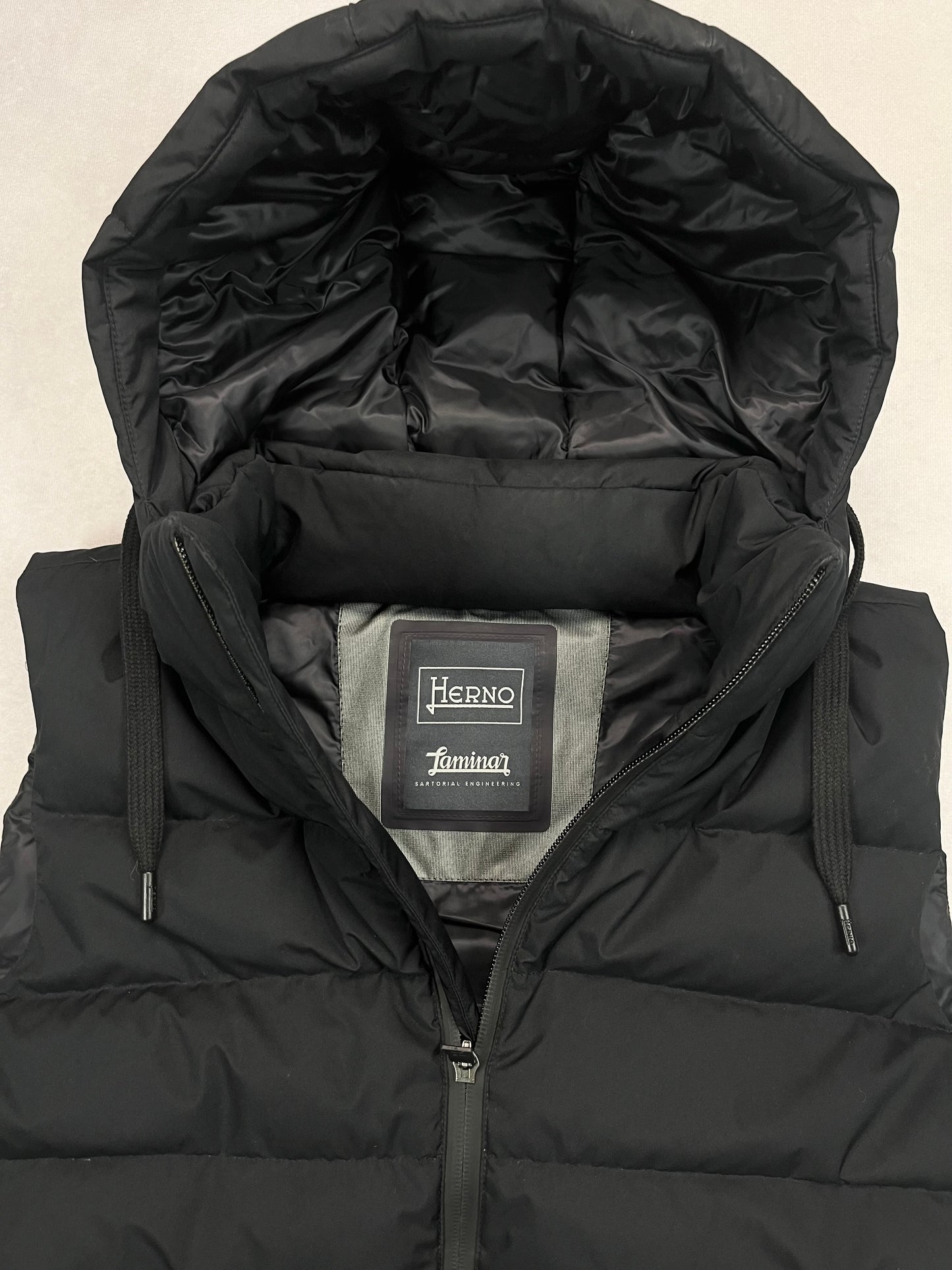 Herno hooded down vest