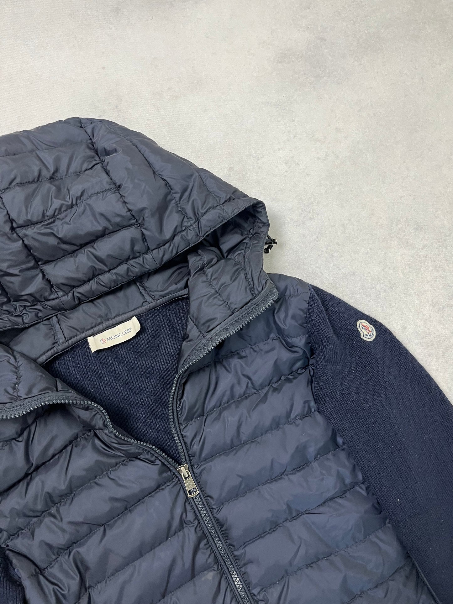 Moncler hooded cardigan jacket
