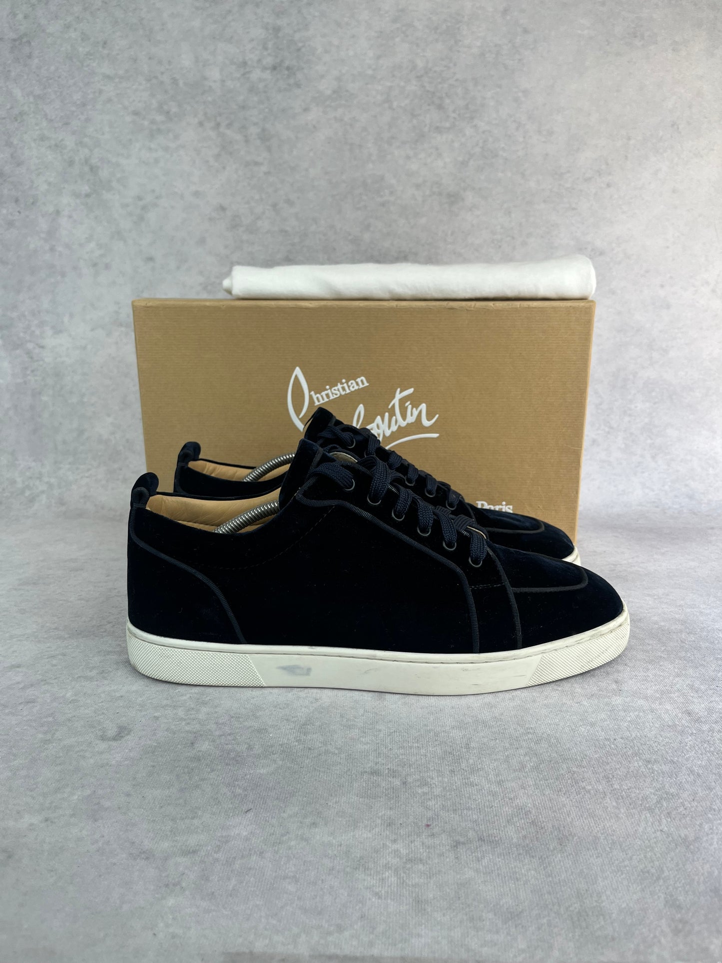 Christian Louboutin velvet sneaker