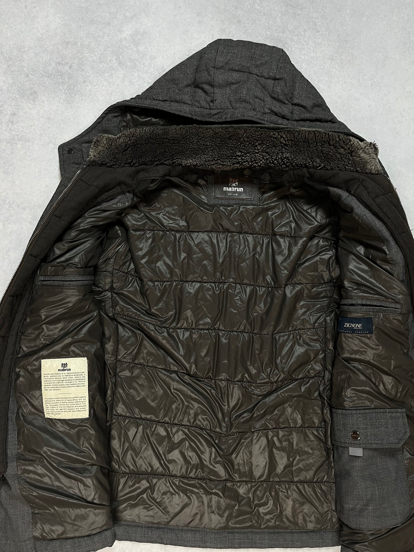 Mabrun fur cardigan jacket