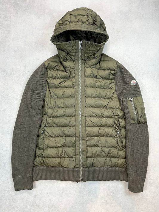 Moncler hooded cardigan jacket